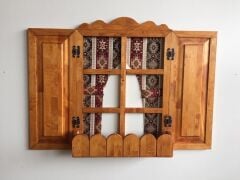 DEKORATİF AHŞAP PENCERE MDL6
