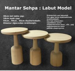 AHŞAP MANTAR SEHPA