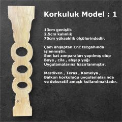 AHŞAP KORKULUK MODEL 1