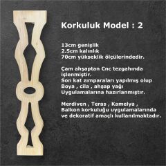 AHŞAP KORKULUK MODEL 2
