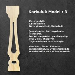 AHŞAP KORKULUK MODEL 3
