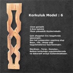AHŞAP KORKULUK MODEL 6