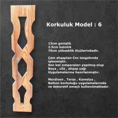 AHŞAP KORKULUK MODEL 6