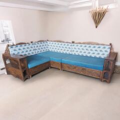 AHŞAP RAFLI L SEDİR